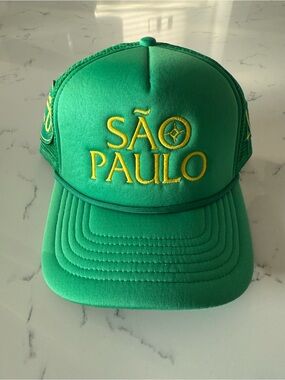 The Weeknd XO Official Merch São Paulo Brazil hat snap back mesh trucker cap